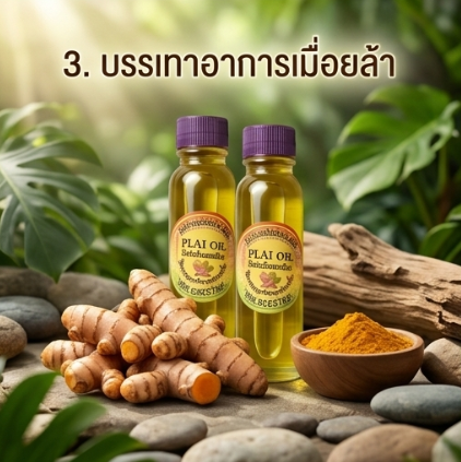 โปรกิตติกรณ์ น้ำมันไพลเหลือง 3 ขวด น้ำมันไพลเหลือง 3 ขวด